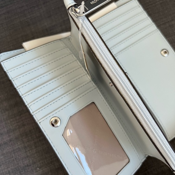 NWT MICHAEL KORS JET SET LARGE TOP ZIP CONTINENTAL WALLET - Picture 5 of 7